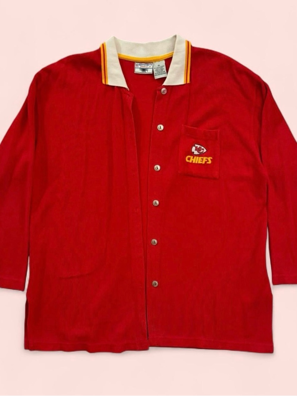 NFL GameDay Clothing Co. by Moretz Kansas City Chiefs Cardigan – XL
